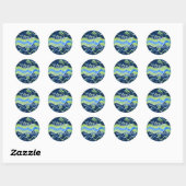 Boy's Happy Birthday Stickers (Blatt)