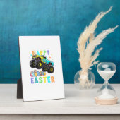 Boys Happy Easter Monster Truck Easter Eggs Toddle Fotoplatte (Seite)