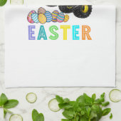 Boys Happy Easter Monster Truck Easter Eggs Toddle Geschirrtuch (Gefaltet)