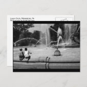 Boys im Logan Circle Postkarte (Vorne/Hinten)