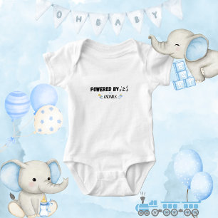 Boys Islamic Quote Slogan Baby Strampler