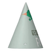 Boys Jungle Dinosaur T-Rex Kids Birthday Partyhütchen (Links)