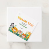 Boys Jungle/ Safari Gefälligungstags Geschenkanhänger (Beispiel)