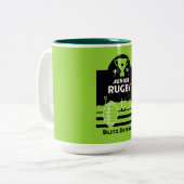 Boys Junior Rugby Players Zweifarbige Tasse (Vorderseite Links)