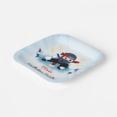 Boys Karate Ninja Warrior Birthday Paper Teller (Gewinkelt)
