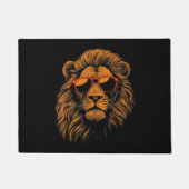 Boys Kids Funny Lion Animal Fußmatte (Vorderseite)