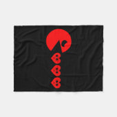 Boys Kids Valentines Day Hearts Eating Funny Gamer Fleecedecke (Vorderseite (Horizontal))