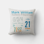 Boy's Kinderzimmer Room Baby Arrow Muster Kissen (Vorderseite)