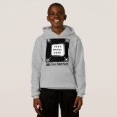 Boys Kleidung Bilder hinzufügen Vorlage Boys Kinde Hoodie (Vorne ganz)