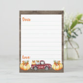 Boys kleine Pumpkin-Zeit-Kapselkarten Einladung (Stehend Vorderseite)