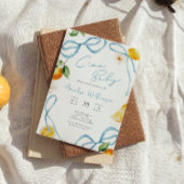 Boys Lemon Ciao Baby Italian Baby Shower Einladung