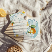 Boys Lemon Ciao Baby Italian Baby Shower Einladung