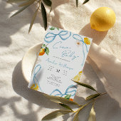 Boys Lemon Ciao Baby Italian Baby Shower Einladung