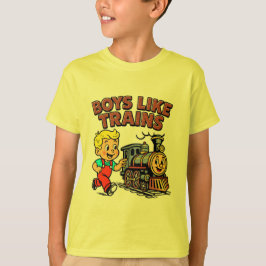 Boys like trains T-Shirt