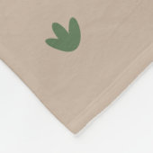 Boys Lion Safari Pastel Jungle Kleinkind Fleecedecke (Ecke)