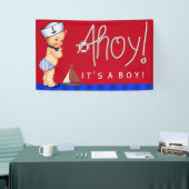 Boys Little Sailor Nautical Baby Dusche Banner (Messeveranstaltung)