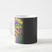 Boys Mardi Gras Six Seven Bruh Mardigator Alligato Kaffeetasse (Vorderseite Links)