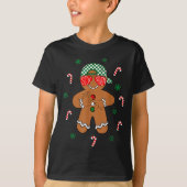 Boys Mens Christmas 6 7 Gingerbread Funny Meme Six T-Shirt (Vorderseite)