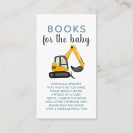 Boys mit Niedlichen Digger-Büchern für Kinder Begleitkarte