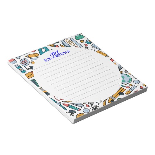 Boys Mitzva Hinweis Notizblock (angewinkelt)