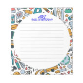 Boys Mitzva Hinweis Notizblock (Vorderseite)