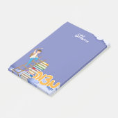 Boy's Mitzvah Note - 4x6 Sticky Notepad Post-it Klebezettel (angewinkelt)