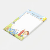 Boy's Mitzvah Note - 4x6 Sticky Notepad Post-it Klebezettel (angewinkelt)