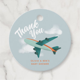 Boys Niedlich Blue Baby Duschflugzeug Geschenkanhänger