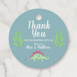 Boys Niedlich Blue Dinosaur Baby Dusche Geschenkanhänger