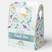 Boys Niedlich Blue Dinosaur T-Rex Baby Dusche Geschenkschachtel (Geöffnet)