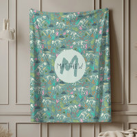 Boys Niedlich Dinosaur Fossil Muster Monogram Kids