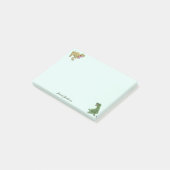 Boys Niedlich Funny Animal Dinosaur Postit Notes Post-it Klebezettel (angewinkelt)