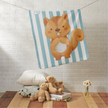 Boys Niedlich Modernes Biber Baby Blanket