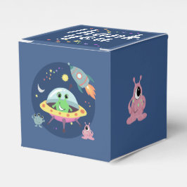 Boys Niedlich Space Alien Rocket Baby Dusche Geschenkschachtel