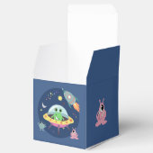Boys Niedlich Space Alien Rocket Baby Dusche Geschenkschachtel (Geöffnet)