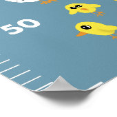 Boys Niedliche Farm Traktor CM Wachstumstabelle Poster (Ecke)