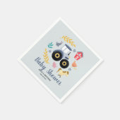 Boys Niedliche Landtiere & Blue Traktor Baby Dusch Serviette (Ecke)