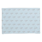 Boys Niedliches Flugzeug mit Name Kissenbezug (Vorderseite-Rechts)