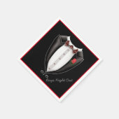 Boys Night Out Tuxedo Party Napkins Serviette (Ecke)