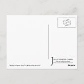 "Boys on South African Beach" JTG Art Postcard Postkarte (Rückseite)