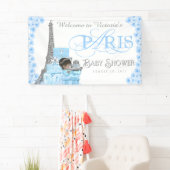 Boys Paris Baby Showbanner Banner (Insitu)