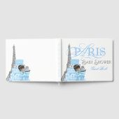 Boys Paris Baby Showbook Gästebuch (Voll)