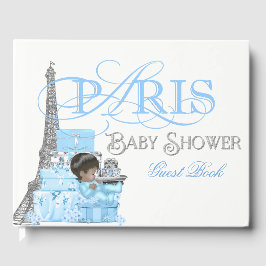 Boys Paris Baby Showbook Gästebuch