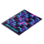 Boys Personalisiert Gaming Controller Muster Notizblock (Linke Seite)