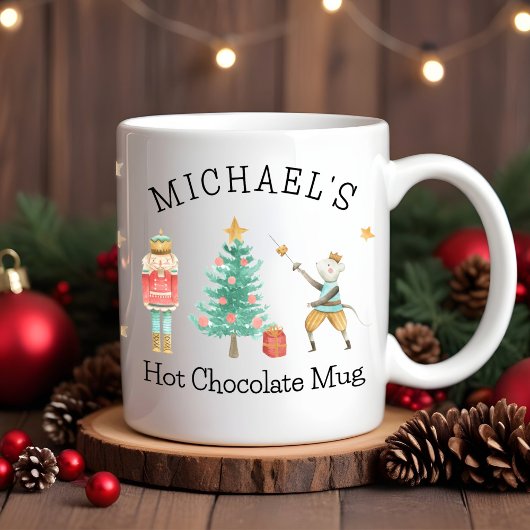 Boys Personalisierte Nutcracker Chocolate-Tasse Kaffeetasse