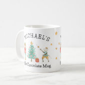 Boys Personalisierte Nutcracker Chocolate-Tasse Kaffeetasse (Vorderseite Links)