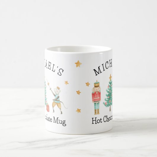 Boys Personalisierte Nutcracker Chocolate-Tasse Kaffeetasse (Mittel)