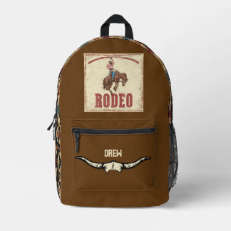Boys Personalisiertes Rodeo-Rucksack mit Aztec Des Bedruckter Rucksack