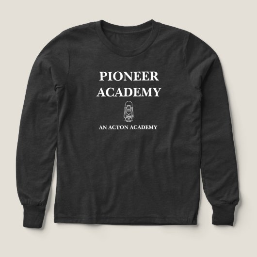 Boys' Pioneer Academy Long-Sleeve Tri-Blend Shirt (Design Vorderseite)