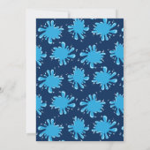 Boys Pool Party 10. Geburtstag Einladung (Rückseite)